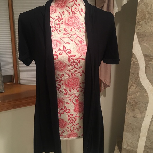 Ambiance Tops - Open front light cardigan